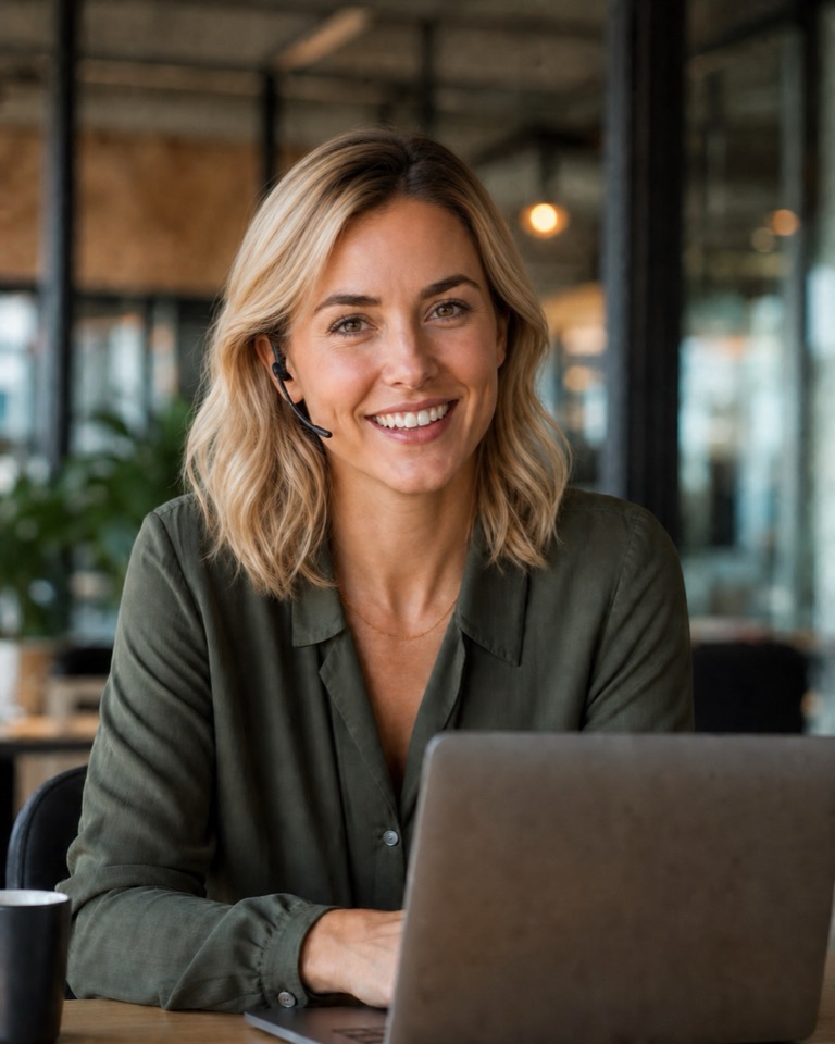 Your RapidQuote assistant, smiling, wearing a headset